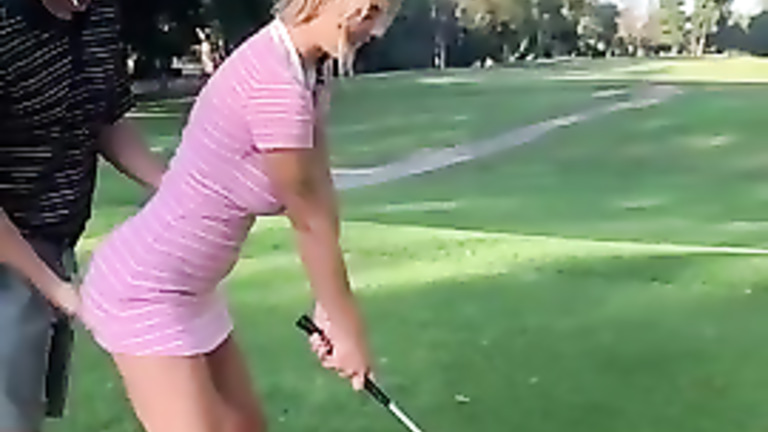 Amateur Wife Playing Golf No Panties | Niche Top Mature